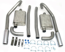 Load image into Gallery viewer, JBA 65-70 Ford Mustang 260-428 409SS Dual Turn Down Under Rear Valance Header Back Exhaust - GTR Auto
