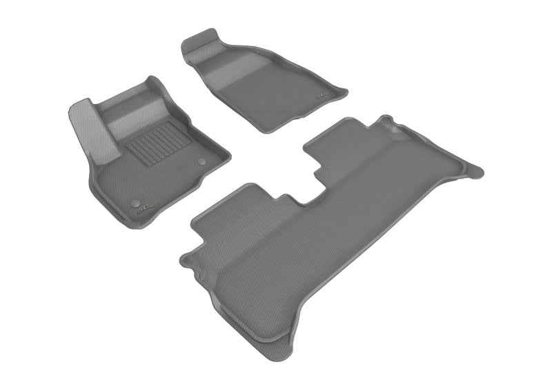 3D MAXpider Chevrolet Bolt EUV 2022-2022 Kagu Gray Row 1  Row 2 - GTR Auto