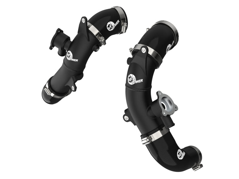 aFe 2022 Toyota Tundra V6-3.5L (tt) BladeRunner 2.5in Aluminum Hot Charge Pipe - Black - GTR Auto