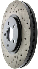 Load image into Gallery viewer, StopTech 03-09 Chrysler PT Cruiser Tur / 03-05 Dodge Neon SRT-4 Front Right Slotted &amp; Drilled Rotor - GTR Auto