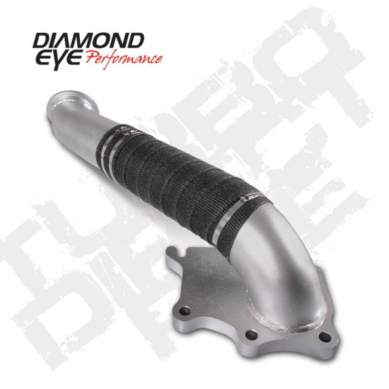 Diamond Eye TURBO-DIRECT 3in AL CHEVY LB7 DURAMAX 01-04 5 BTWN TURBO & F PIPE TRANS DIPSTICK MOD REQ - GTR Auto