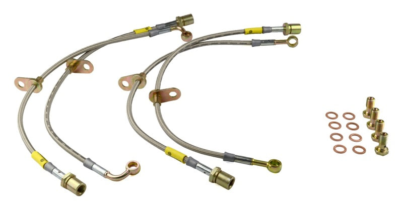 Goodridge 13-16 Scion FR-S/Subaru BRZ Stainless Steel Brake Line Kit - GTR Auto