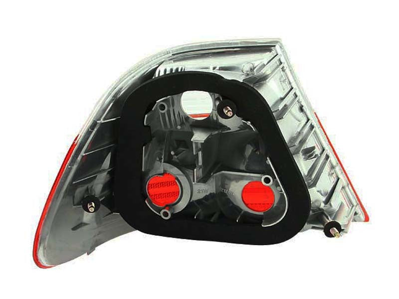 ANZO 2000-2003 BMW 3 Series E46 Taillights Red/Smoke - Outer - GTR Auto