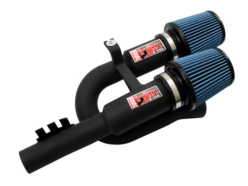 Injen 07-09 335i E92 / 08-09 135i E82 3.0L L6 Twin intake Wrinkle Black Short Ram Intake - GTR Auto