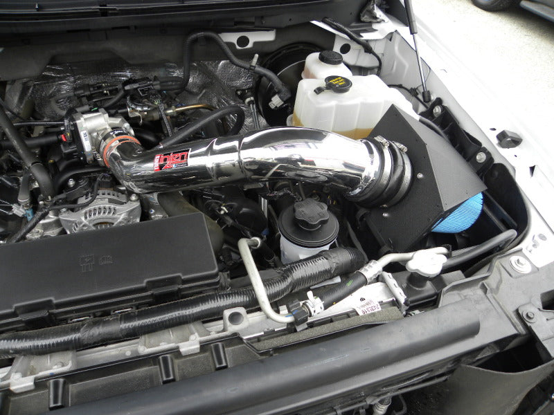 Injen 09-10 Ford F-150 2 valve V8 4.6L Wrinkle Black Power-Flow Air Intake System - GTR Auto