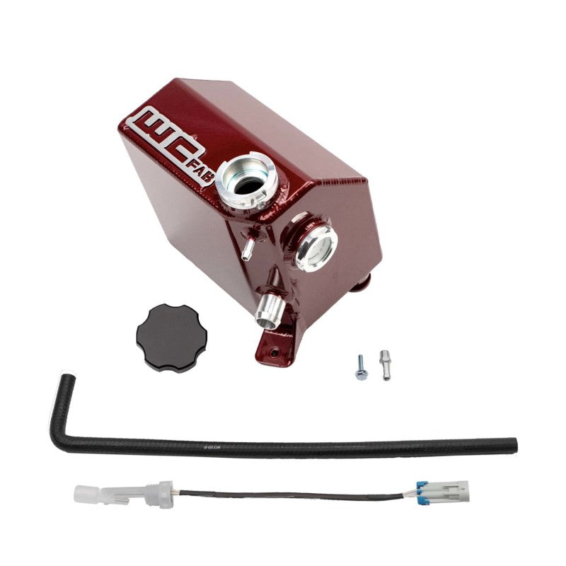 Wehrli 17-19 Chevrolet 6.6L L5P Duramax OEM Placement Coolant Tank Kit - WCFab Red - GTR Auto