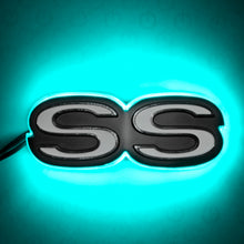 Load image into Gallery viewer, Oracle Chevrolet Camaro SS Illuminated Emblem - Aqua