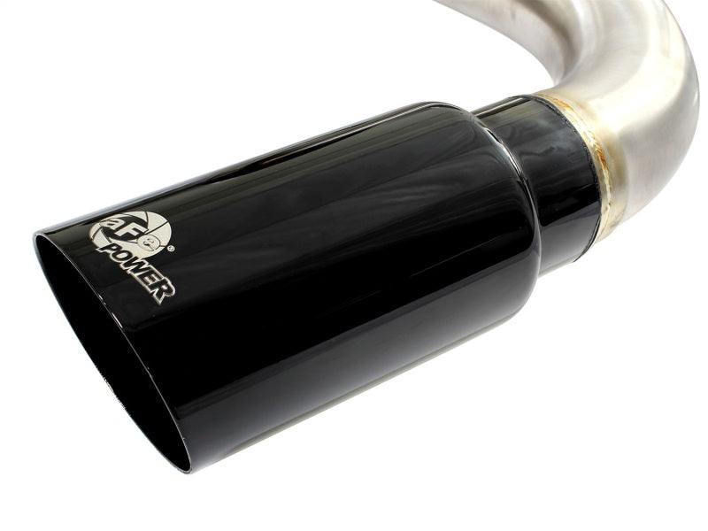 aFe MACHForce XP SS-304 Black Tip 2.5in Dia Axle Back Exhaust 12-15 BMW 335i (F30) 3.0L (t) - GTR Auto
