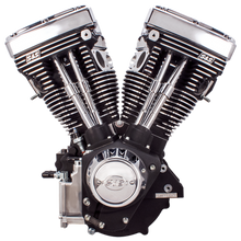 Load image into Gallery viewer, S&amp;S Cycle 84-99 BT V111 Long Block Engine - Wrinkle Black
