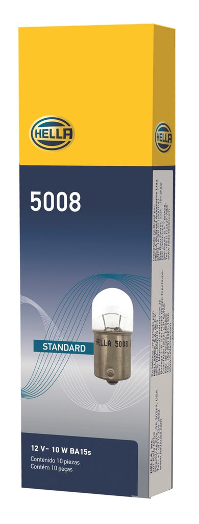 Hella Bulb 5008 12V 10W BA15s B6 - GTR Auto