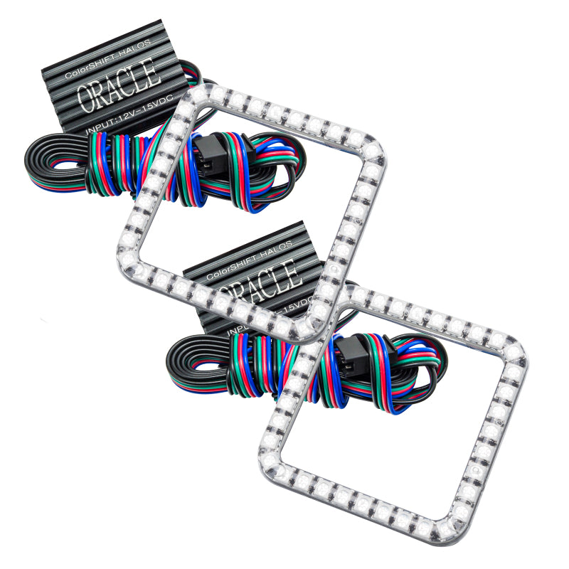 Oracle Ford Ranger 04-05 LED Fog Halo Kit - ColorSHIFT - GTR Auto