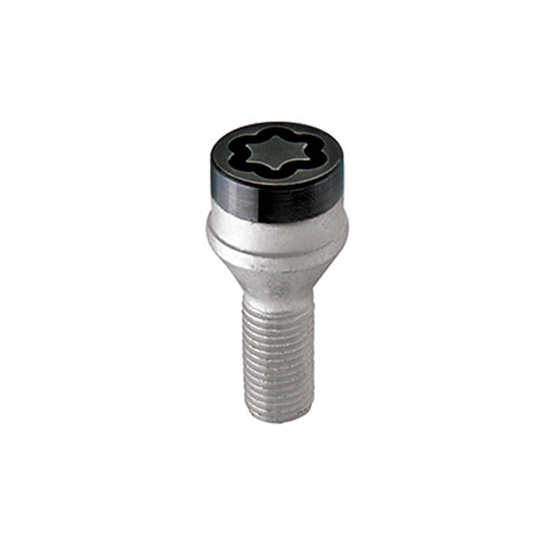 McGard Wheel Lock Bolt Set - 4pk. (Cone Seat) M12X1.25 / 17mm Hex / 22.0mm Shank Length - Black - GTR Auto