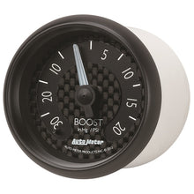Load image into Gallery viewer, Autometer GT Series 52mm Mechanical 30 In Hg/20 psi Vacuum/Boost Gauge