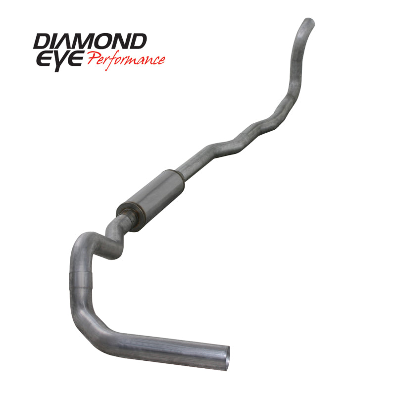 Diamond Eye KIT 4in Turbo Back SGL AL: 4-WHEEL DRIVE ONLY 89-93 DODGE CUMMINS 5.9L - GTR Auto