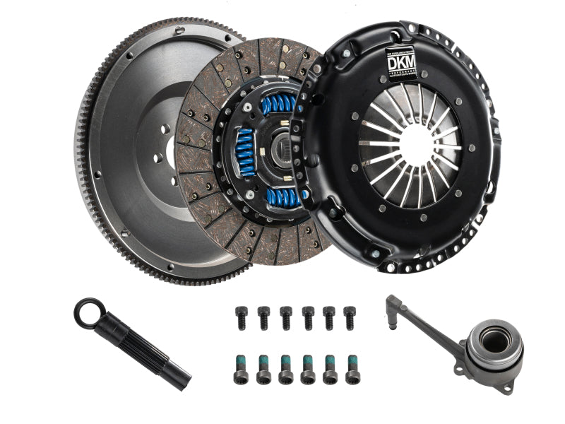 DKM Clutch 2.0 VW/Audi A3 FSI 6 Bolt Sprung Organic MB Clutch w/Steel Flywheel (440 ft/lbs Torque) - GTR Auto