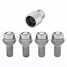 Load image into Gallery viewer, McGard Wheel Lock Bolt Set - 4pk. (Radius Seat) M12X1.5 / 17mm Hex / 20.6mm Shank Length - Chrome - GTR Auto