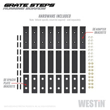 Load image into Gallery viewer, Westin Grate Steps Running Boards 79 in - Textured Black - GTR Auto