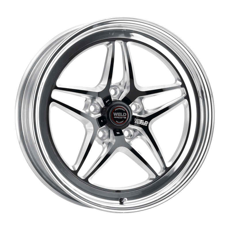 Weld S81 18x5 / 5x112 BP / 2.1in. BS (-23mm Offset) Black Wheel (High Pad) 81HB8050J21A