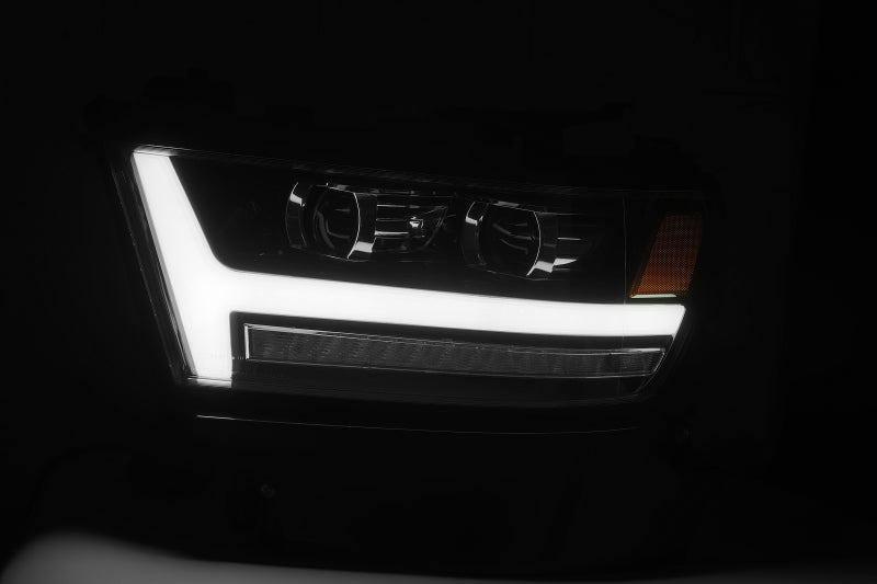 AlphaRex 19-20 Ram 1500HD PRO-Series Proj Headlights Plnk Style Jet Blk w/Activ Light/Seq Signal/DRL - GTR Auto