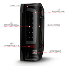 Load image into Gallery viewer, ANZO 1987-1996 Ford F-150 LED Taillights Black Housing Smoke Lens (Pair) - GTR Auto