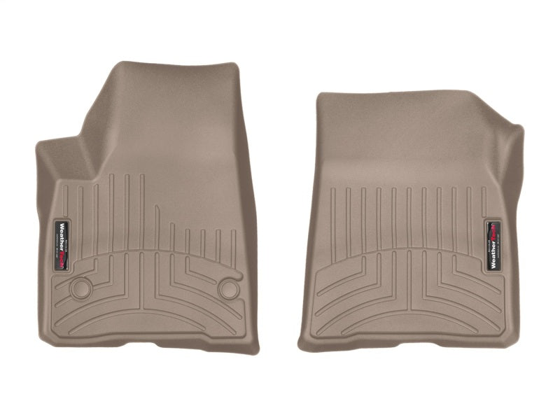 WeatherTech 2017+ GMC Acadia/Acadia Denali Front FloorLiner - Tan - GTR Auto