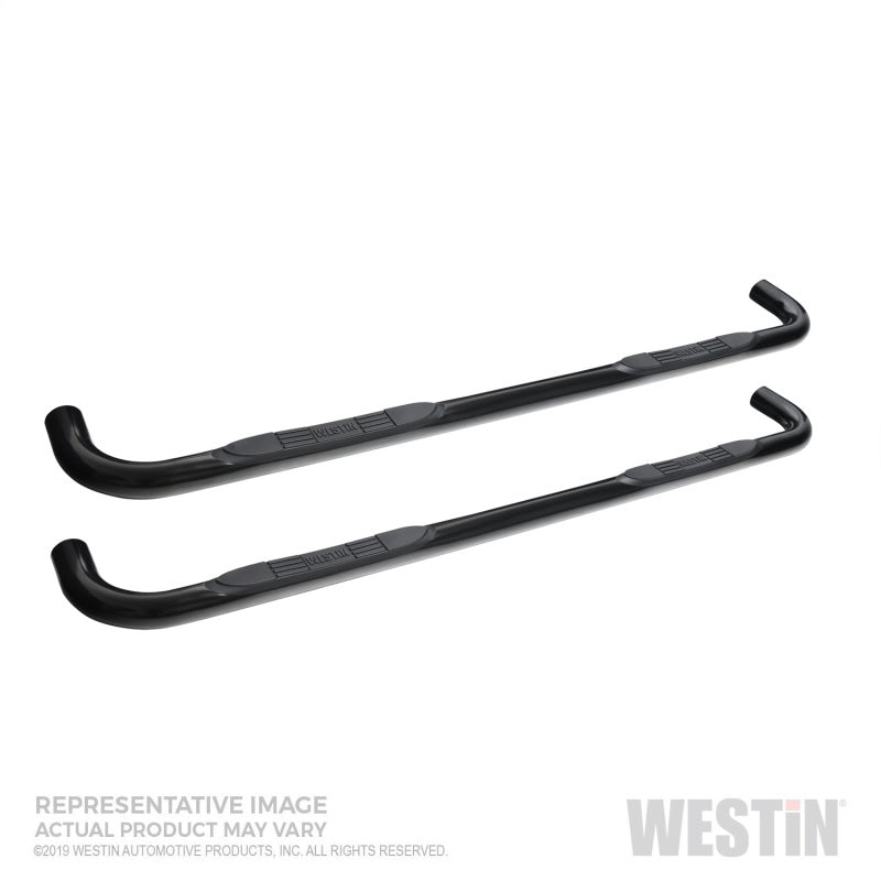 Westin 19-22 Chevrolet Silverado 1500 DC E-Series 3 Nerf Step Bars - Blk - GTR Auto