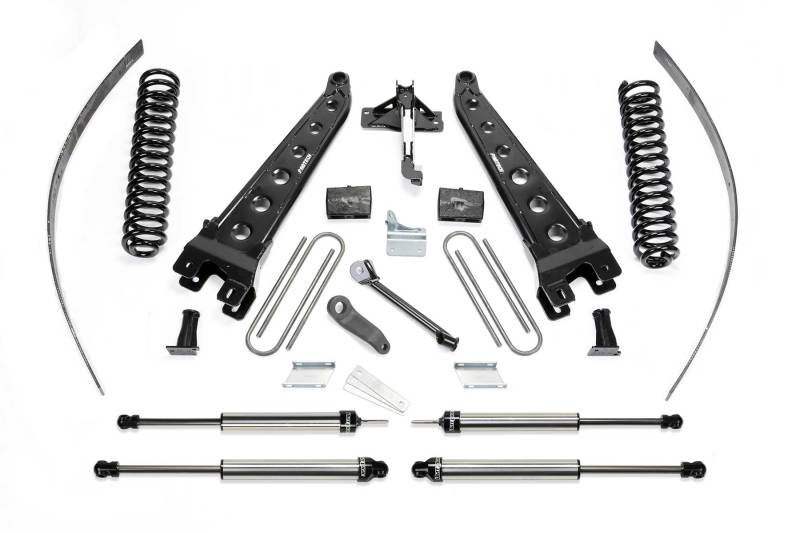 Fabtech 08-16 Ford F250 4WD w/o Factory Overload 8in Rad Arm Sys w/Coils & Dlss Shks - GTR Auto