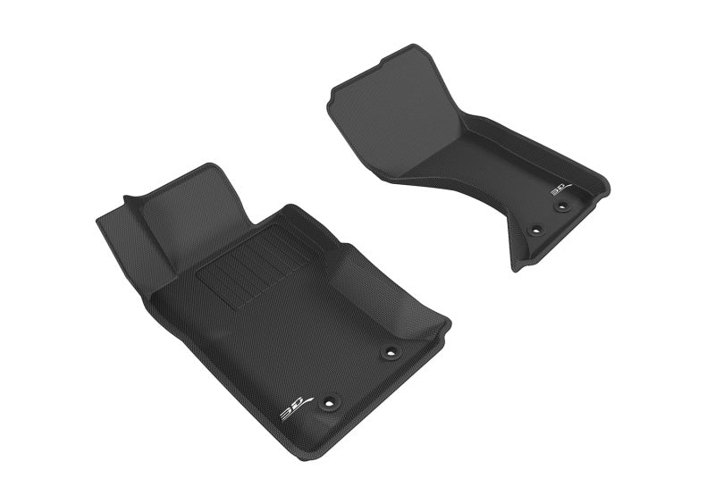 3D MAXpider 2016-2019 Mazda/Fiat Mx-5 Miata/124 Spider Kagu 1st Row Floormat - Black - GTR Auto