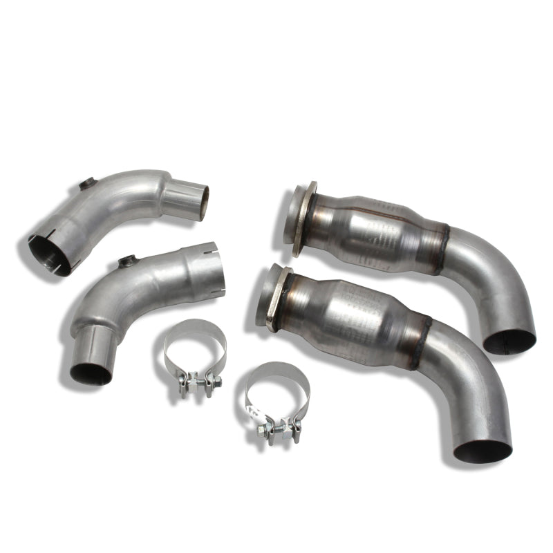 BBK 05-20 Dodge Challenger/Charger 6.1/6.2/6.4L Hemi 3in Catted High Flow Mid Pipe - GTR Auto