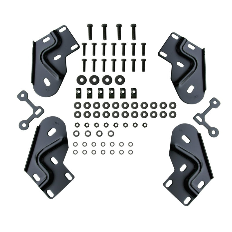 Westin 1999-2016 Ford F-250/350/450/550HD Crew Cab Platinum 4 Oval Nerf Step Bars - Black - GTR Auto