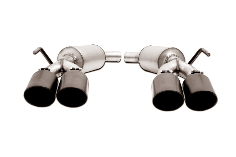 Gibson 20-23 Ford Explorer ST / Lincoln Aviator 3.0L 2.25in Axle-Back Dual Exhaust - Black Elite - GTR Auto