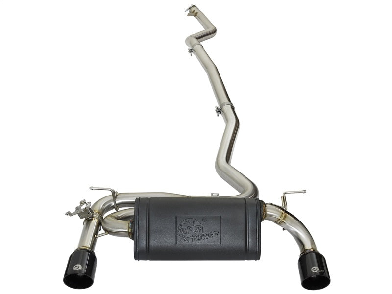 aFe MACHForce XP Exhausts Cat-Back SS 16-17 BMW 340i/iX 440i/iX (F3X) L6-3.0L (B58) w/Black Tips - GTR Auto