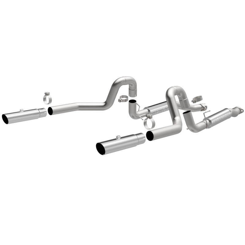 MagnaFlow 99-04 Mustang Mach 1 V8 4.6L Dual Split Rear Exit Stainless Cat-Back Performance Exhaust - GTR Auto