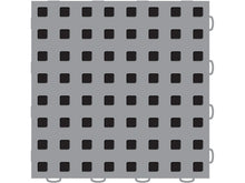 Load image into Gallery viewer, WeatherTech TechFloor - 12in X 12in Tiles - Grey/Black **Order in Qtys of 10