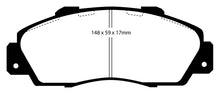 Load image into Gallery viewer, EBC 97-01 Honda CR-V 2.0 Greenstuff Front Brake Pads