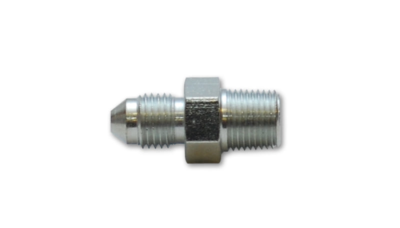 Vibrant -3AN to 1/8in NPT Straight Adapter Fitting - Steel - GTR Auto