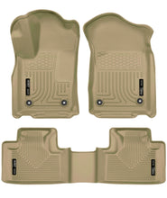 Load image into Gallery viewer, Husky Liners 16-22 Dodge Durango Weatherbeater Tan Front &amp; 2nd Seat Floor Liners - GTR Auto