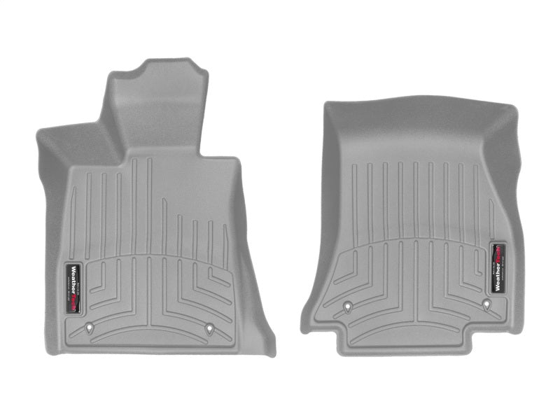 WeatherTech 2016+ BMW 7-Series Front FloorLiner - Grey (Vehicles w/Rear Executive Lounge Seating) - GTR Auto