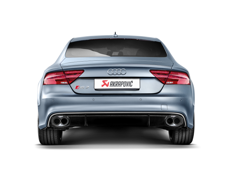 Akrapovic 14-17 Audi RS7 Sportback (C7) Evolution Line Cat Back (Titanium) w/ Carbon Tips - GTR Auto