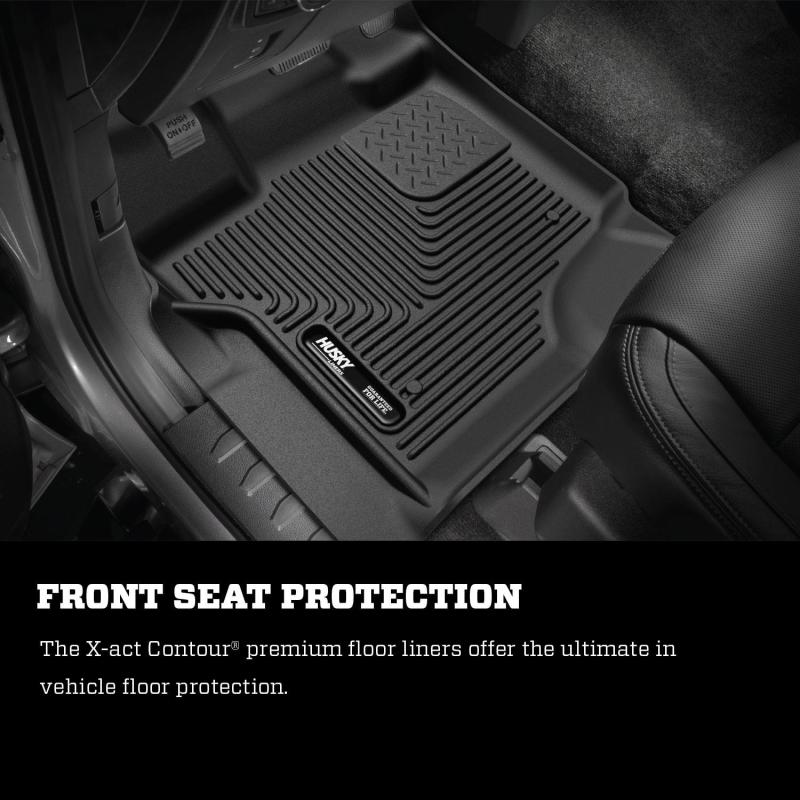 Husky Liners 19-21 GM Silverado/Sierra 1500/2500HD/3500HD X-Act Contour Front Floor Liners - GTR Auto
