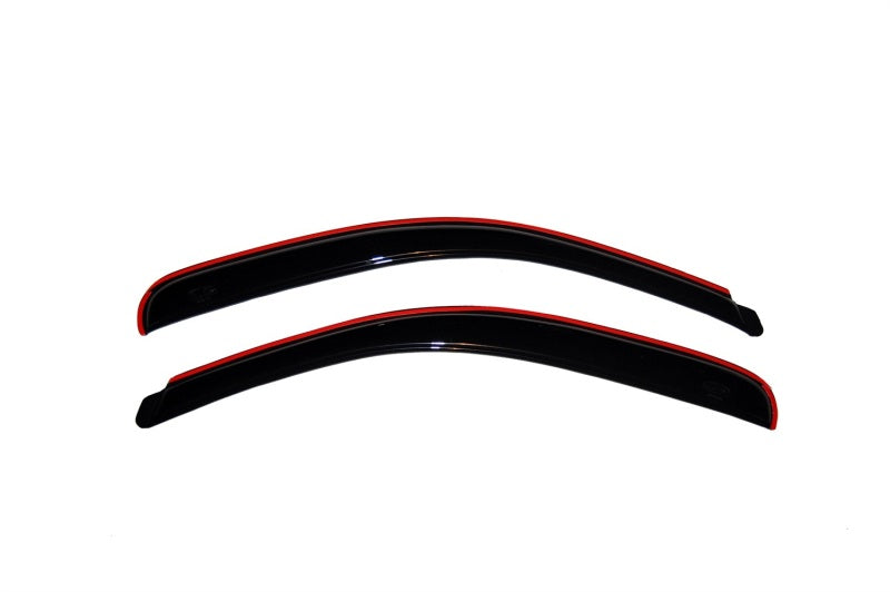 AVS 07-18 Jeep Wrangler (2 Door Only) Ventvisor In-Channel Window Deflectors 2pc - Smoke - GTR Auto