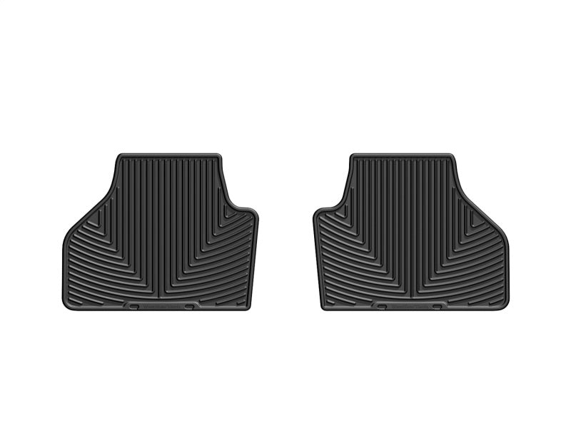 WeatherTech 11+ BMW X3 Rear Rubber Mats - Black - GTR Auto