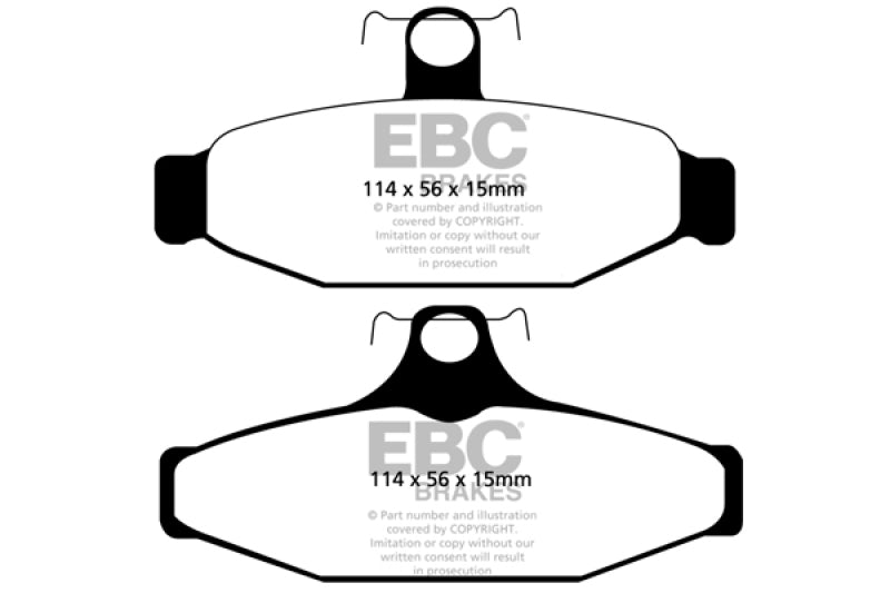 EBC 93-00 Aston Martin Virage 5.3 (AP Caliper) Redstuff Rear Brake Pads DP31165C