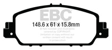 Load image into Gallery viewer, EBC 13+ Honda Accord Coupe 2.4 EX Ultimax2 Front Brake Pads UD1654