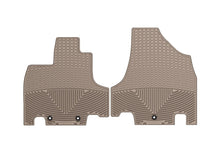 Load image into Gallery viewer, WeatherTech 11+ Honda Odyssey Front Rubber Mats - Tan