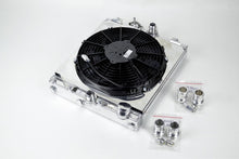 Load image into Gallery viewer, CSF Universal Half Radiator w/-16AN &amp; Slip-On Fittings/12in SPAL Fan &amp; Shroud - GTR Auto