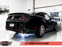 Load image into Gallery viewer, AWE Tuning S197 Mustang GT Axle-Back Exhaust - Touring Edition (Chrome Silver Tips)
