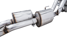 Load image into Gallery viewer, AWE Tuning 16-22 Toyota Tacoma 0FG Cat-Back Exhaust w/ BashGuard - Dual Chrome Silver Tips