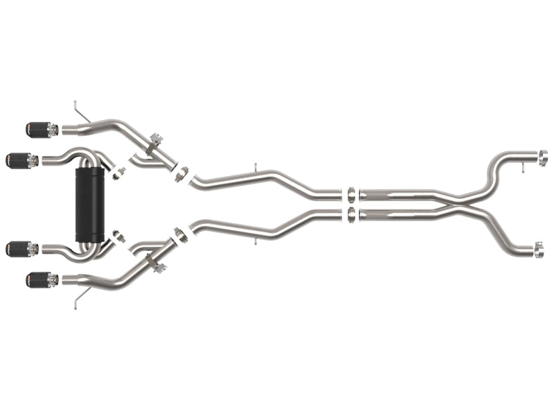 aFe MACHForce XP Exhausts Cat-Back SS 19-21 BMW M2 Competition L6-3.0L w/Carbon Tips - GTR Auto