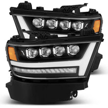 Load image into Gallery viewer, AlphaRex 19-20 Ram 1500HD NOVA LED Proj Headlight Plank Style Matte Blk w/Activ Light/Seq Signal/DRL - GTR Auto